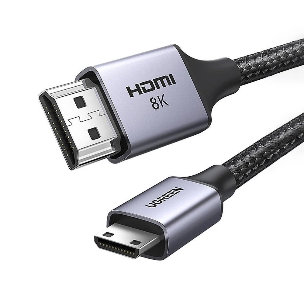UGREEN Mini HDMI kabelis 4K60Hz 2m 8k (juodas) HD163 15515