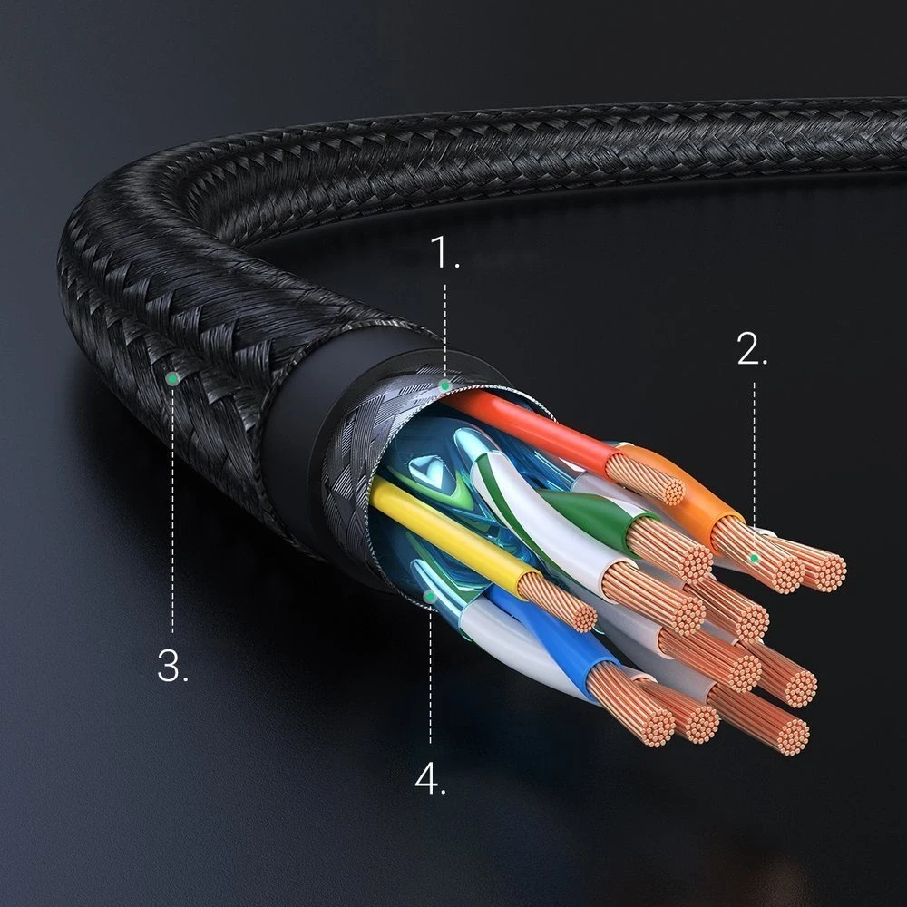 UGREEN HD119 HDMI kabelis 4K 60Hz 3m - Juodas
