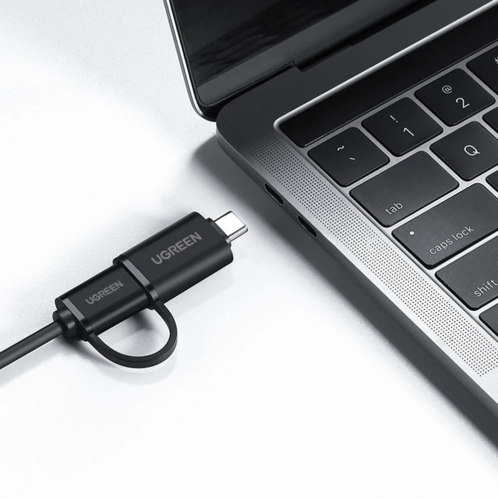 UGREEN HUB USB 3.0 + USB-C 3.1 4 portų OTG