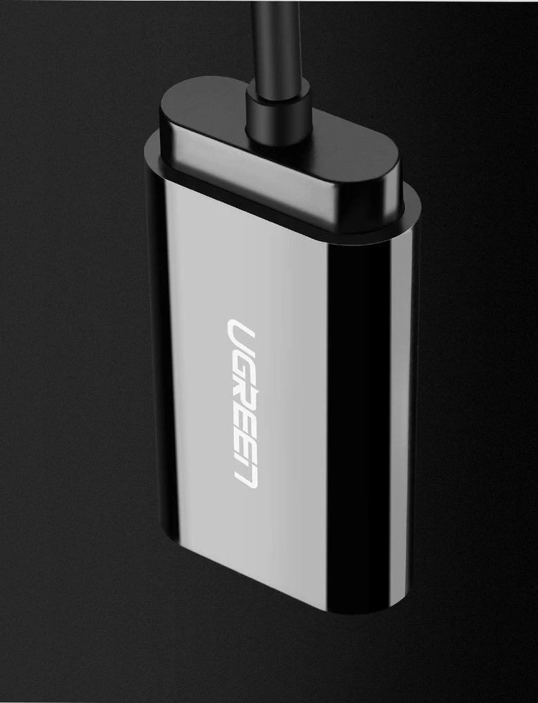 Išorinė USB garso plokštė UGREEN 15cm (juoda)