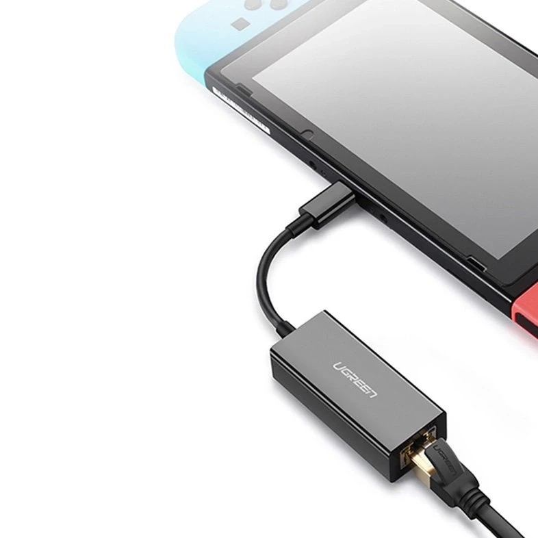 UGREEN adapteris su USB-C - RJ45 jungtimis, Gigabit Ethernet (pilkas)