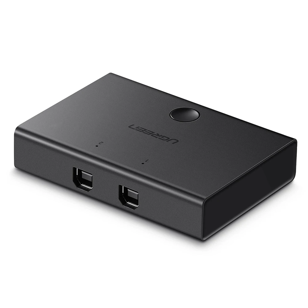 Adapteris USB KVM USB 2x1 UGREEN 30345 USB 2.0 juodas