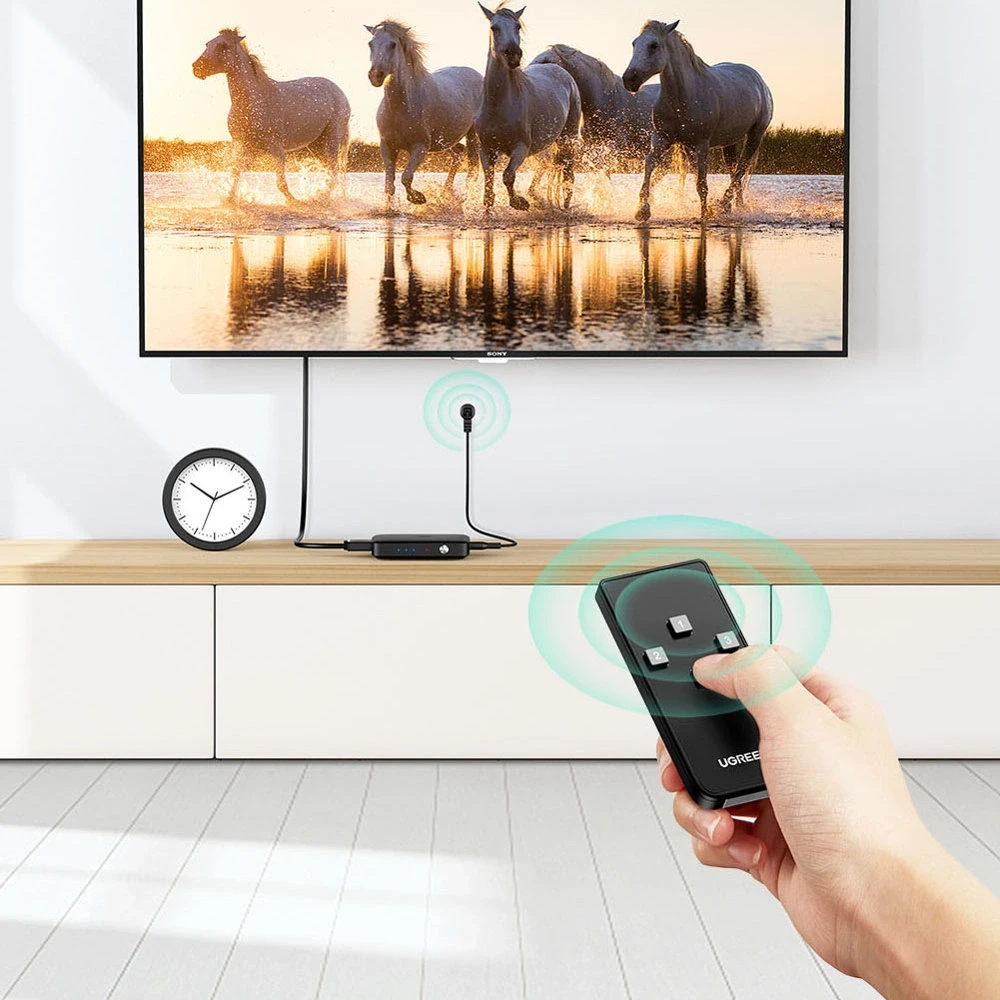 UGREEN šakotuvas CM332 3in1 HDMI 1.4 4K 30 Hz - Juodas