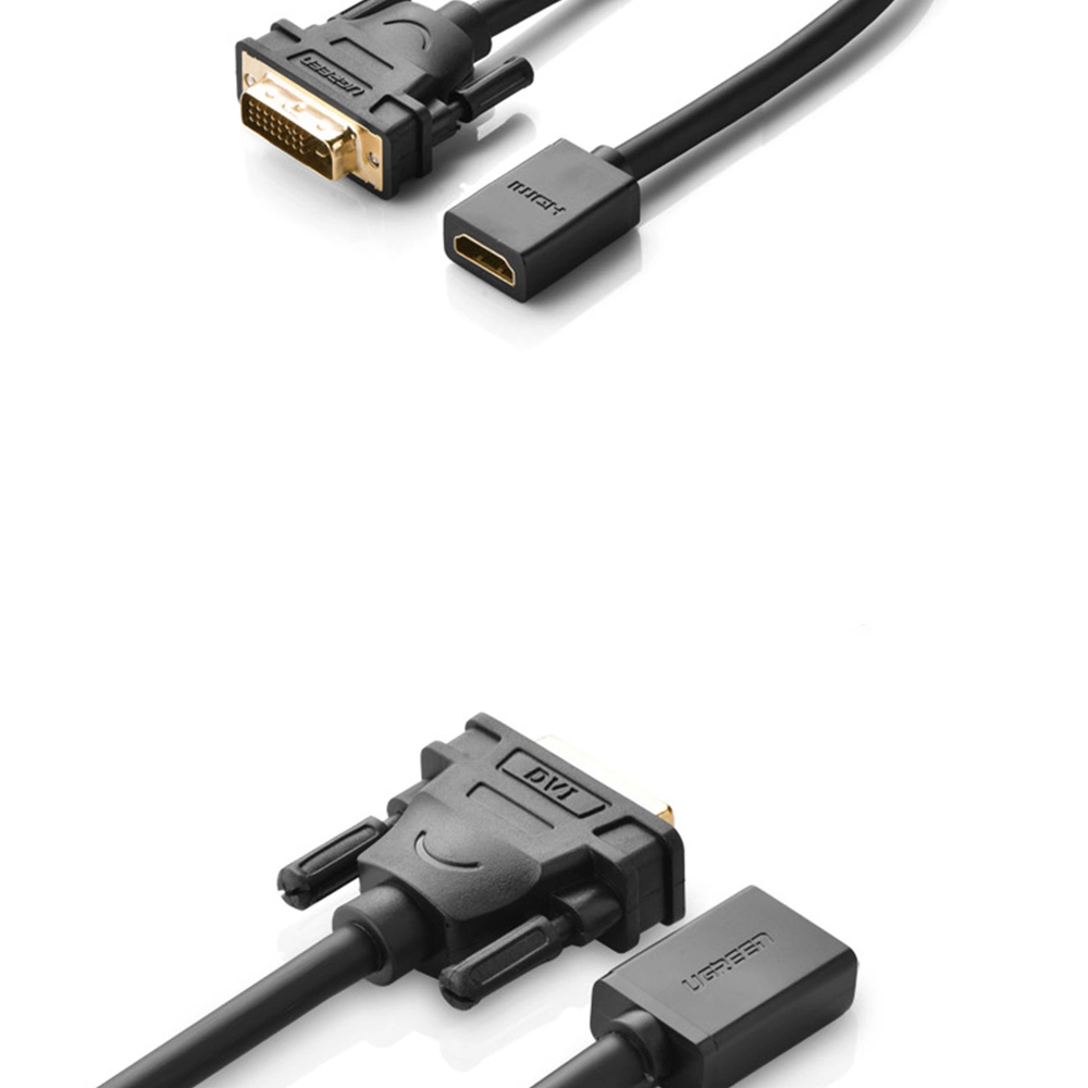 Adapteris DVI - HDMI UGREEN 20118 juodas