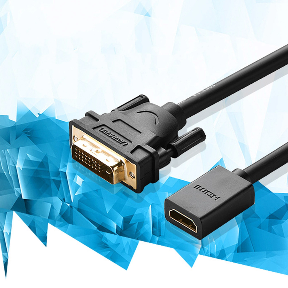 Adapteris DVI - HDMI UGREEN 20118 juodas