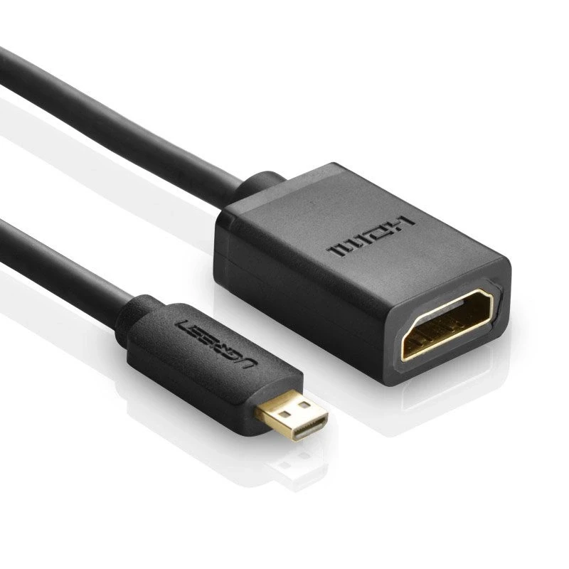 Adapteris UGREEN 20134 Micro HDMI į HDMI, 20cm (juodas)
