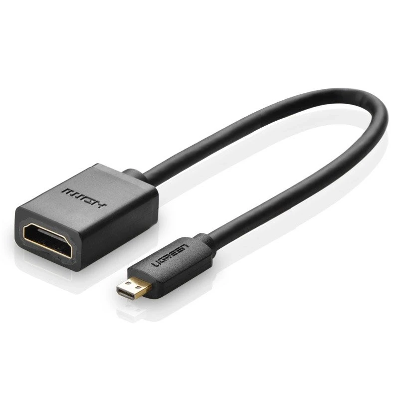 Adapteris UGREEN 20134 Micro HDMI į HDMI, 20cm (juodas)