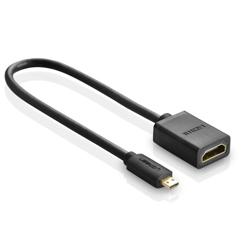 Adapteris UGREEN 20134 Micro HDMI į HDMI, 20cm (juodas)