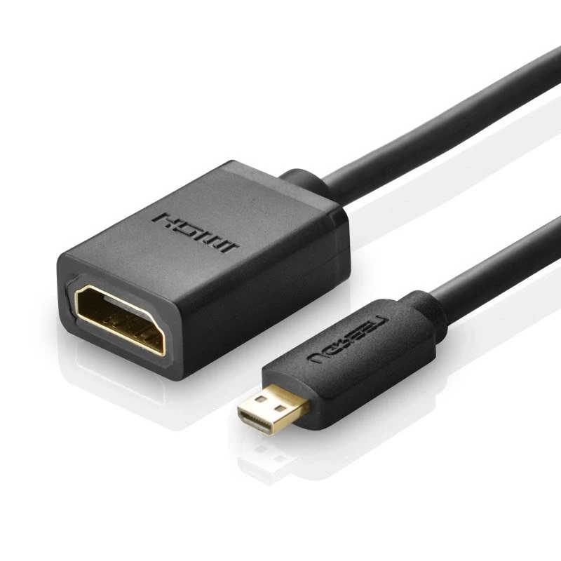 Adapteris UGREEN 20134 Micro HDMI į HDMI, 20cm (juodas)