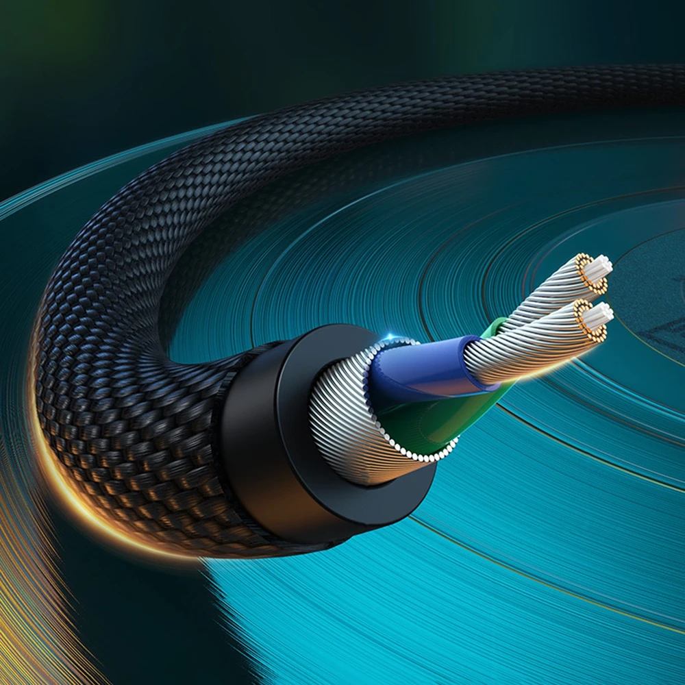 UGREEN AV170 kabelis 2x RCA Cinch kištukai - 3.5mm kištukas 2m