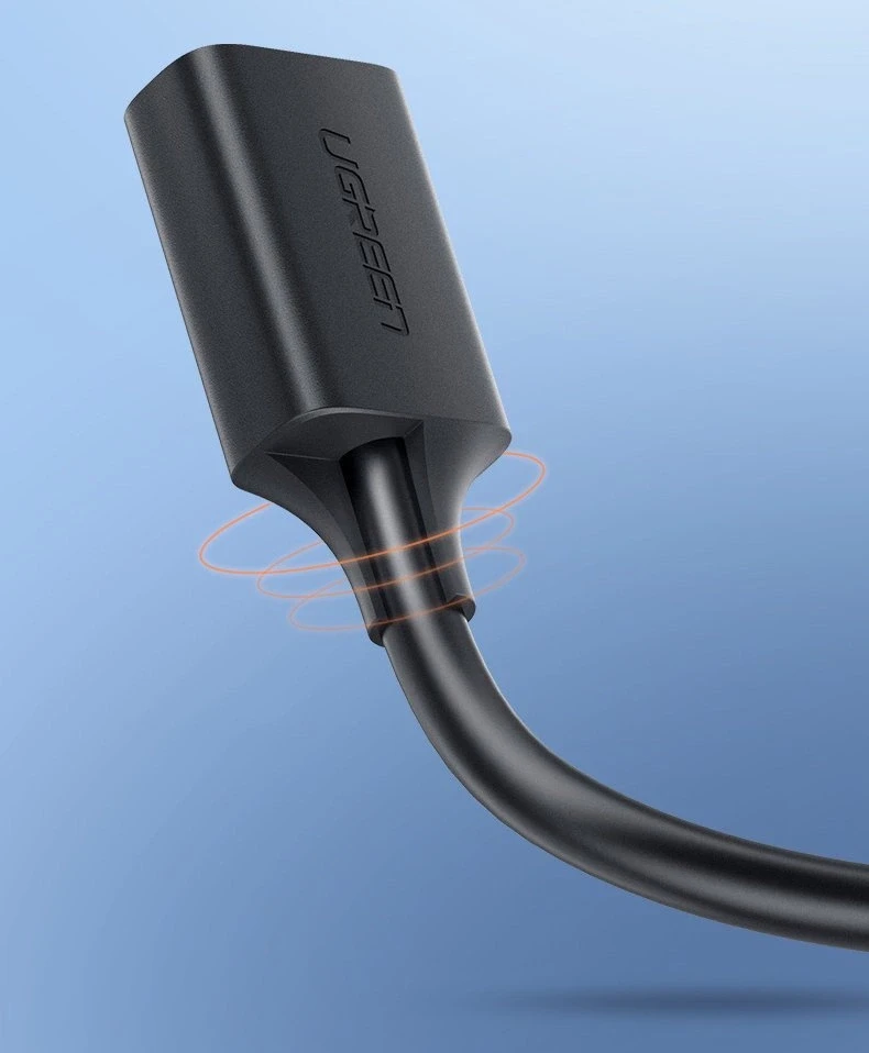UGREEN USB 3.0 prailginimo laidas 1.5 m - Juodas