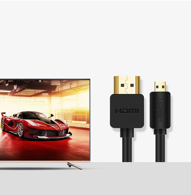 UGREEN HD127 Micro HDMI - HDMI kabelis 4K 3D 1.5m