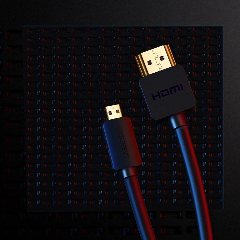 UGREEN HD127 Micro HDMI - HDMI kabelis 4K 3D 1.5m