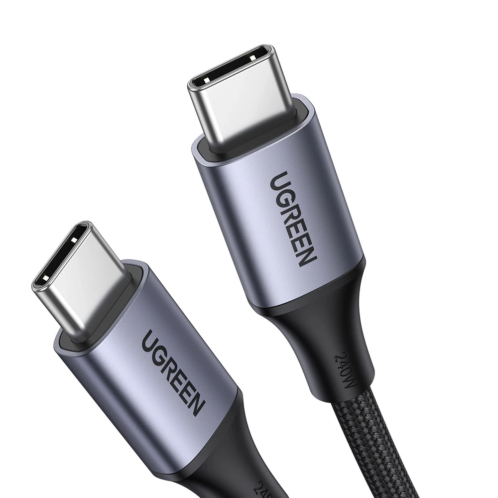 HP USB-C-USB-C UGREEN USB4 kabelis, 240W, 2m (fekete)
