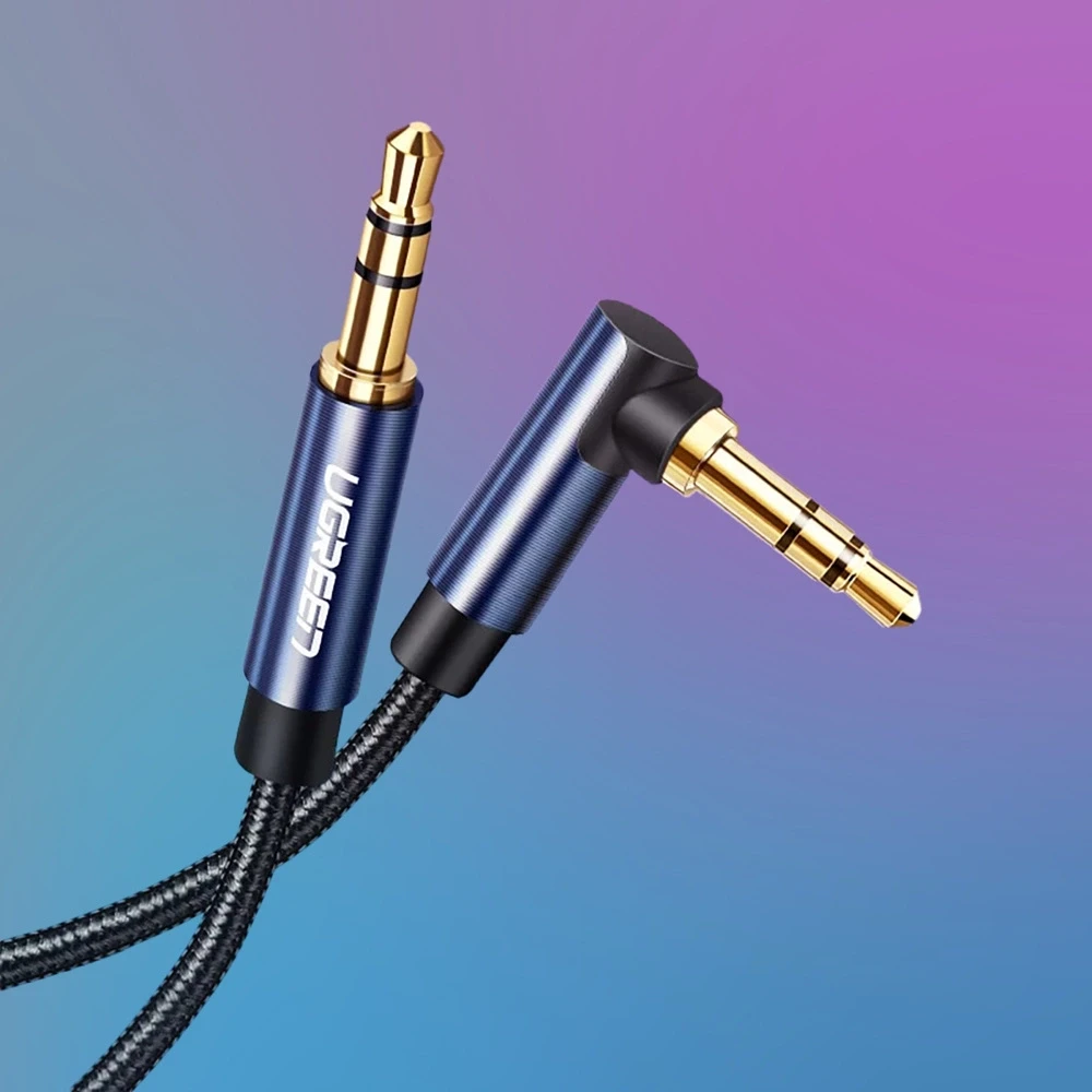 UGREEN 3.5mm AUX kabelis 1m - Mėlynas