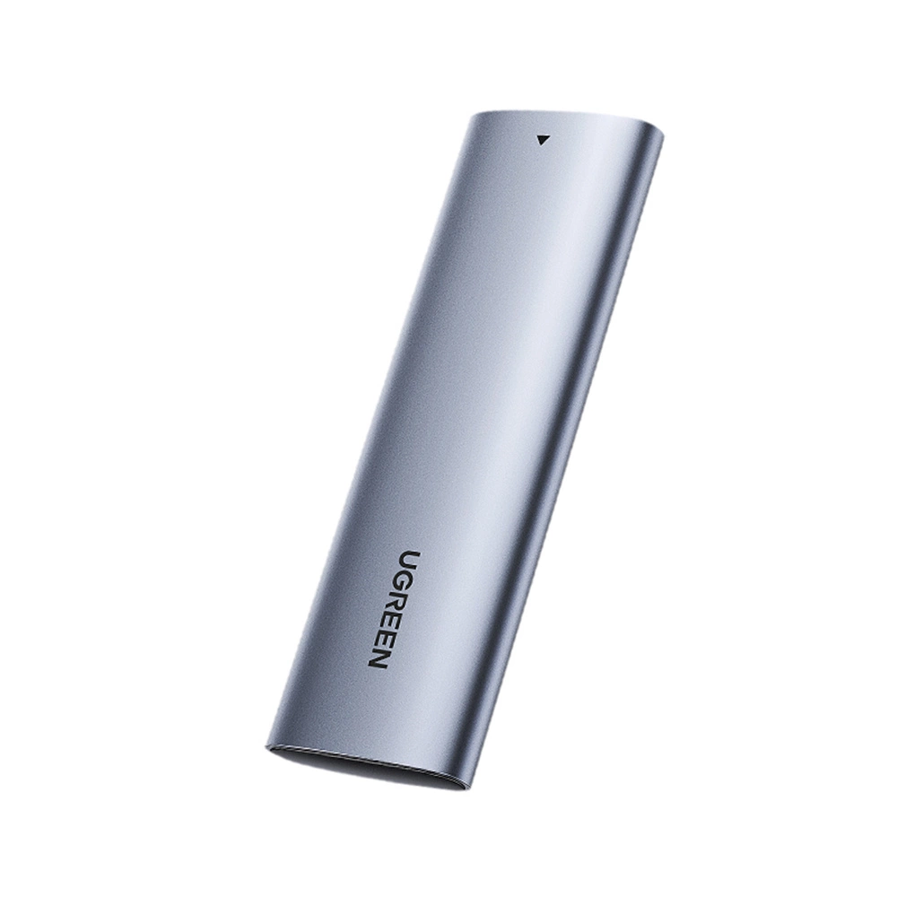 Ugreen Išorinis korpusas SSD M.2 NGFF SATA 3.0 5Gbps (USB-C lizdas), pilkas