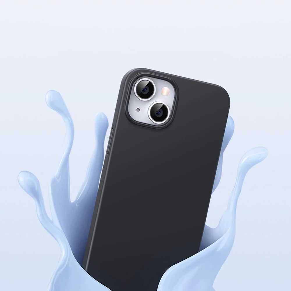 Ugreen Udėklas telefonui žalios spalvos LP626 Silky silikoninis Protective Rubber Flexible silikoninis Phone Apple iPhone 14 Plus dėklas telefonui juodos spalvos (90920)