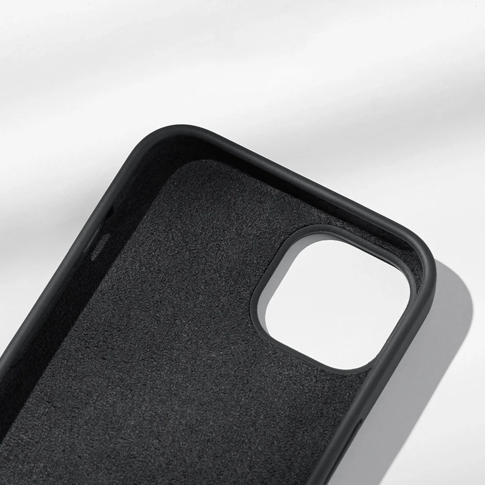 Ugreen Udėklas telefonui žalios spalvos LP626 Silky silikoninis Protective Rubber Flexible silikoninis Phone Apple iPhone 14 Plus dėklas telefonui juodos spalvos (90920)