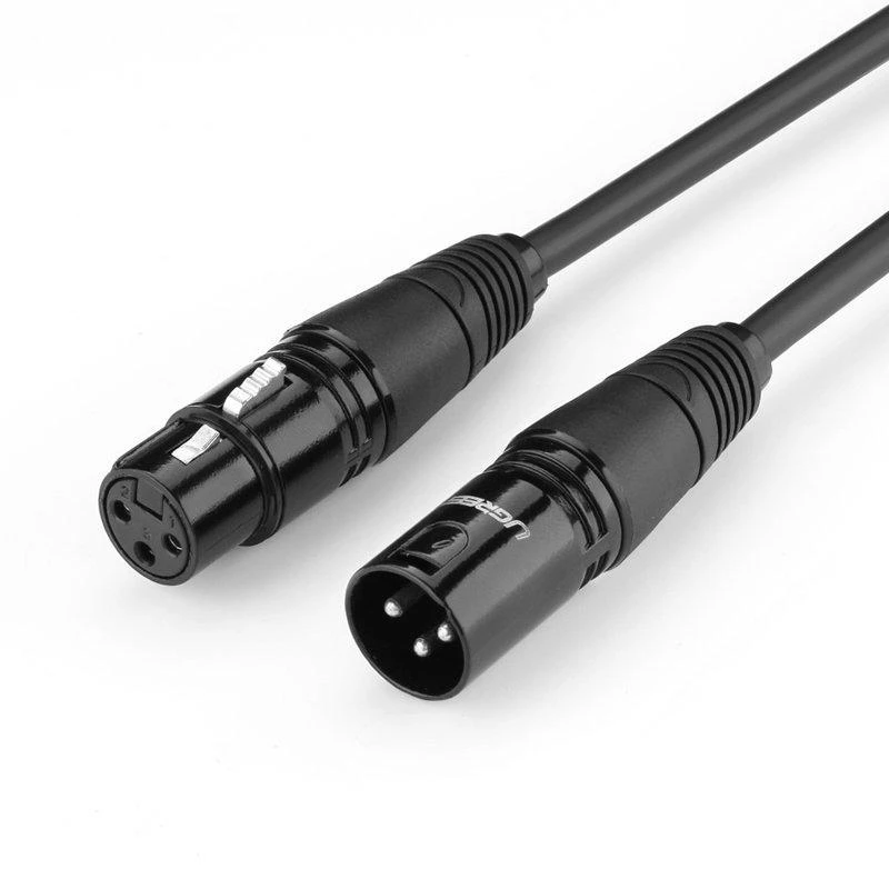 UGREEN AV130 XLR lizdas - XLR kištukas kabelis 10m juodas