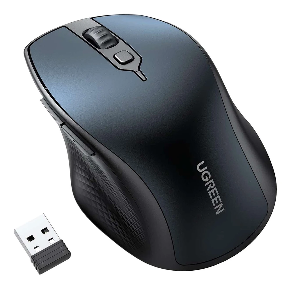 Belaidė pelė UGREEN MU101 2.4G+BT (mėlyna)