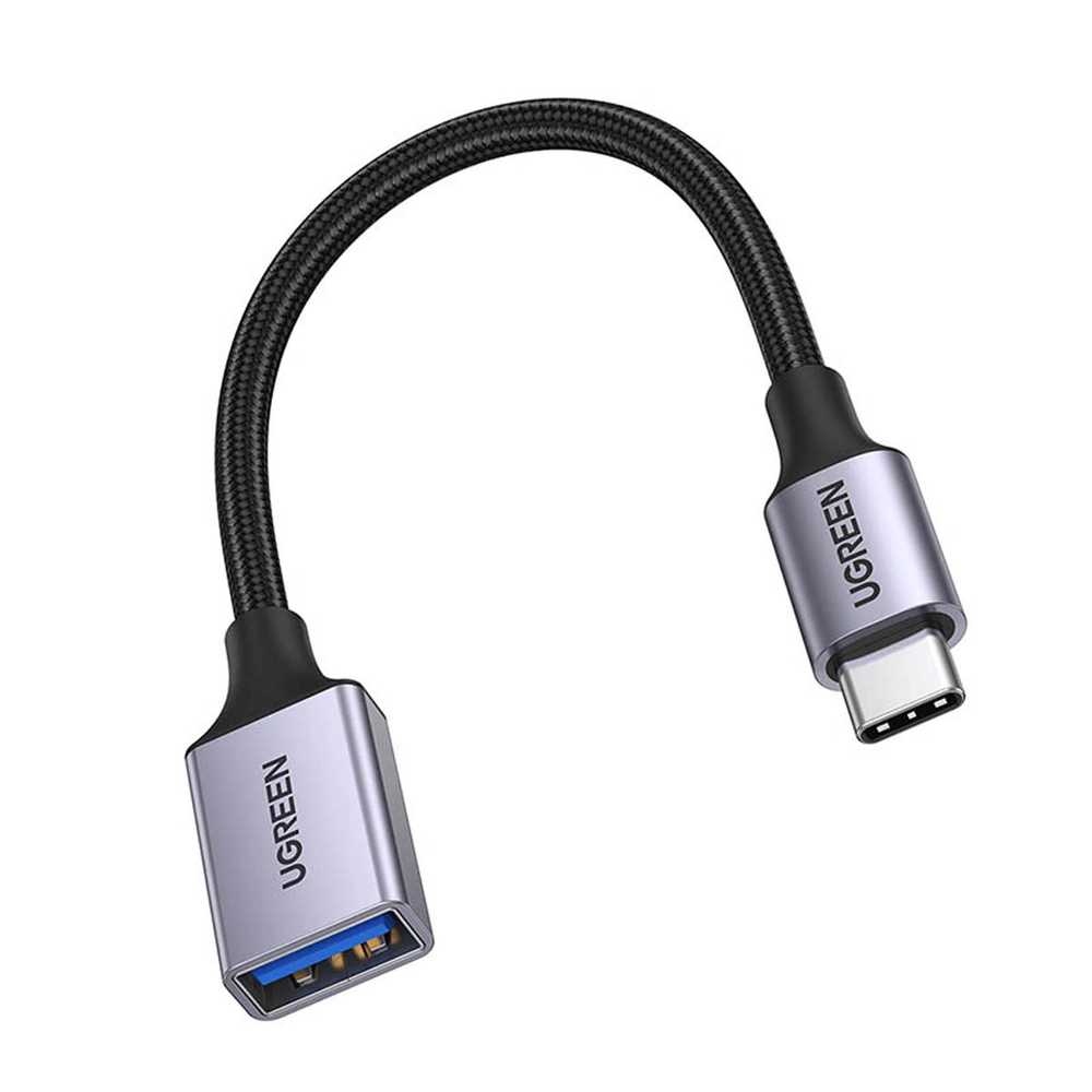 Adapteris USB-C 3.0 prie OTG UGREEN US378 (juodas)