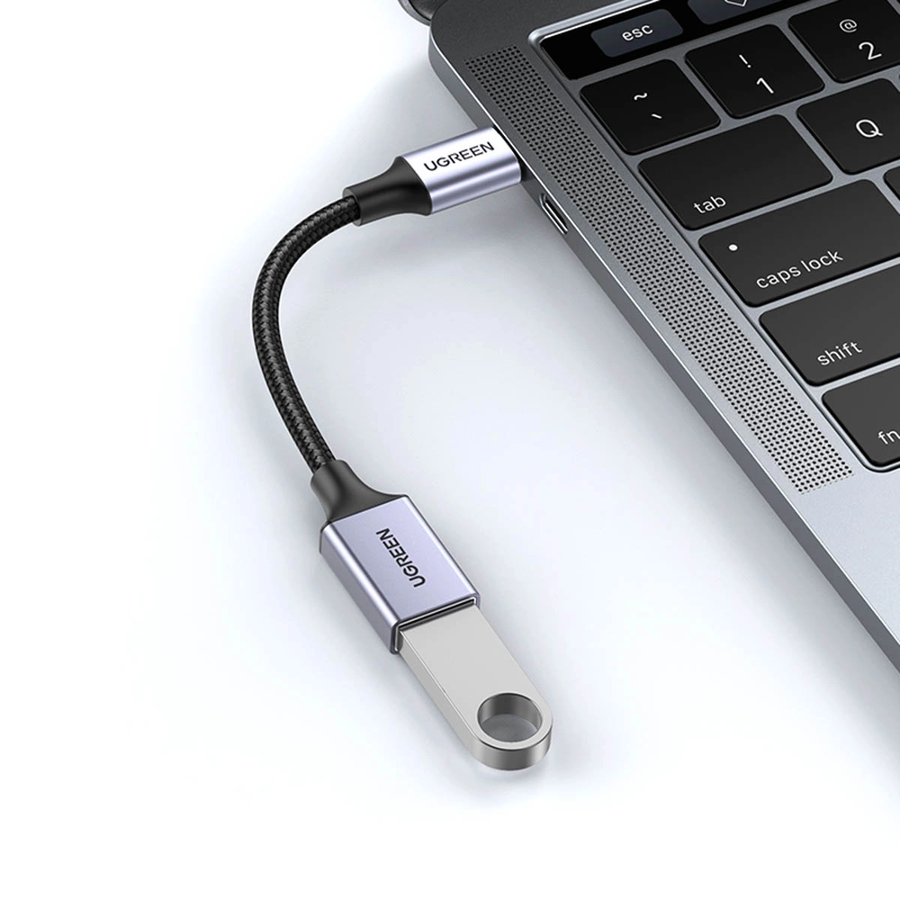 Adapteris USB-C 3.0 prie OTG UGREEN US378 (juodas)
