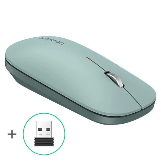 Pelė UGREEN Silent (mu001) belaidė žalios spalvos