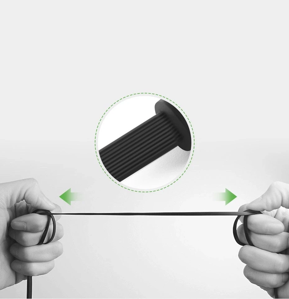 UGREEN Mini AUX 3.5mm kampinis kabelis 2m