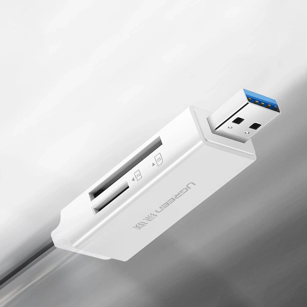 Atminties kortelė Kortelių skaitytuvas - Ugreen CM104 SD / TF USB 3.0 - Juodas