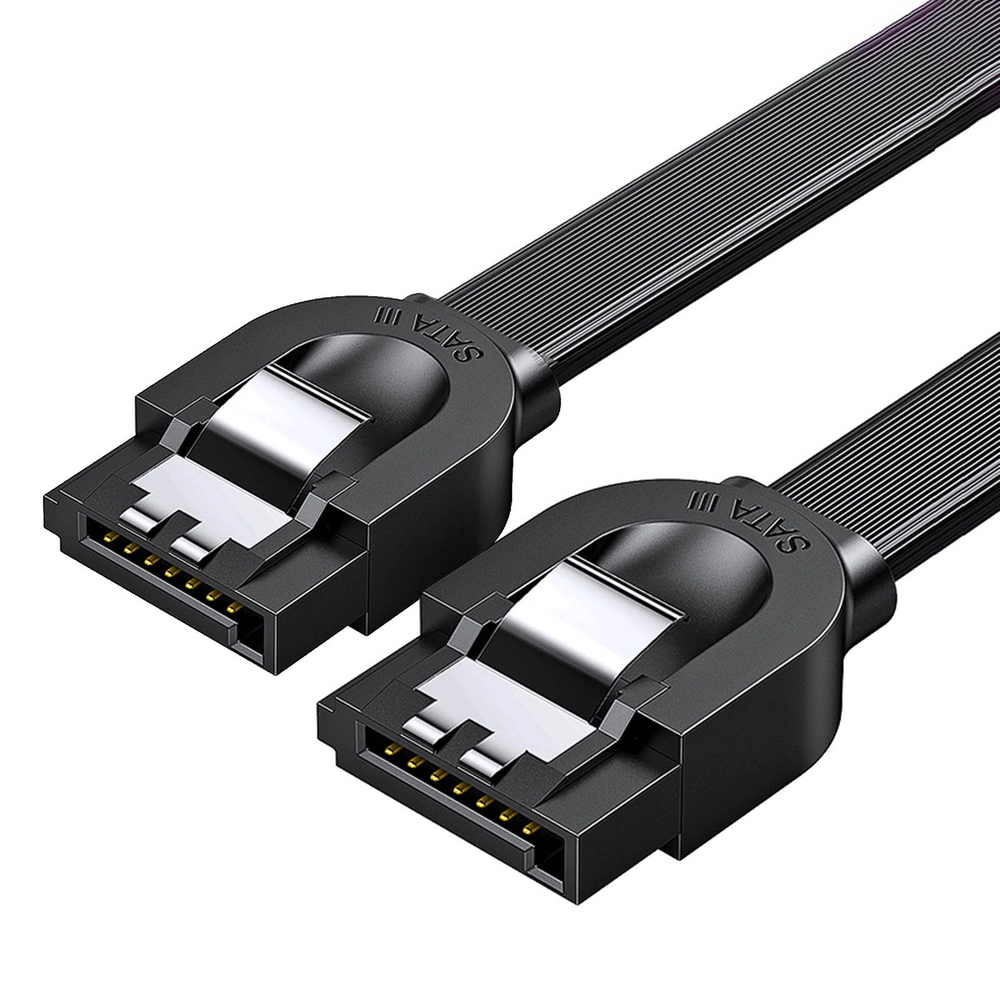 SATA UGREEN US217 kabelis 0.5m - Juodas