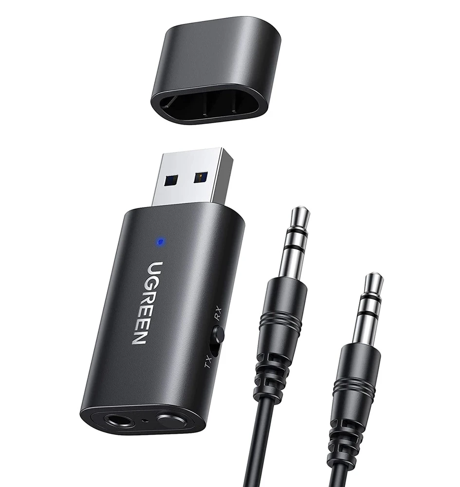 Ugreen Belaidis Bluetooth 5.1 garso siųstuvas - imtuvas su AUX 3.5mm lizdu