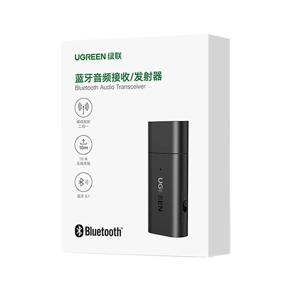 Ugreen Belaidis Bluetooth 5.1 garso siųstuvas - imtuvas su AUX 3.5mm lizdu