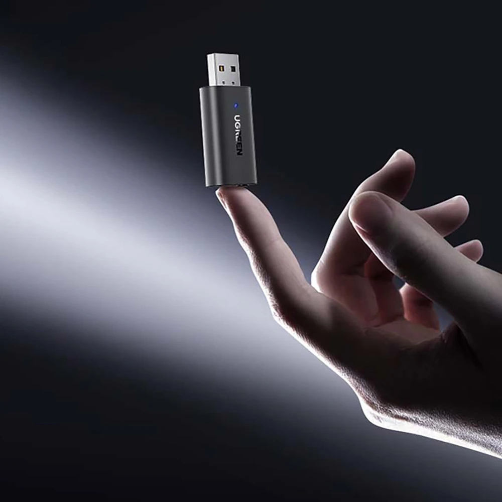 Ugreen Belaidis Bluetooth 5.1 garso siųstuvas - imtuvas su AUX 3.5mm lizdu