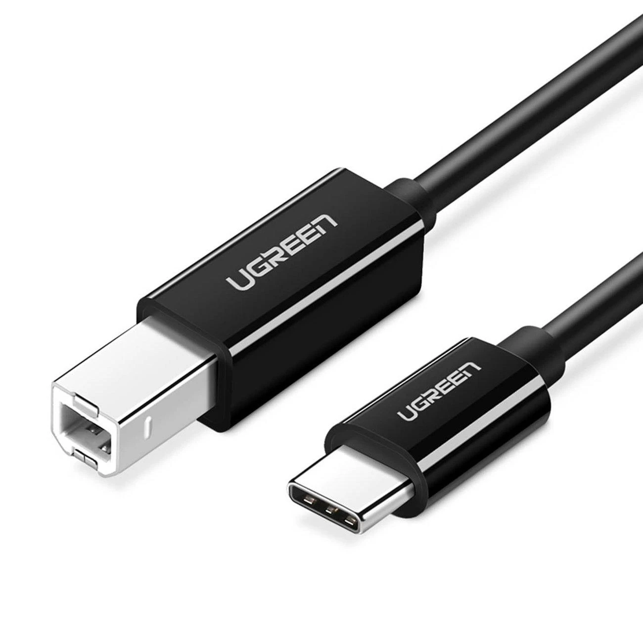 UGREEN US241 to 2m USB 2.0 C-B spausdintuvas cable (juodas)