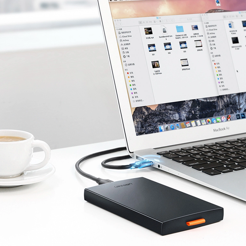 UGREEN SATA išorinio disko dėklas 2.5 "SSD / HDD