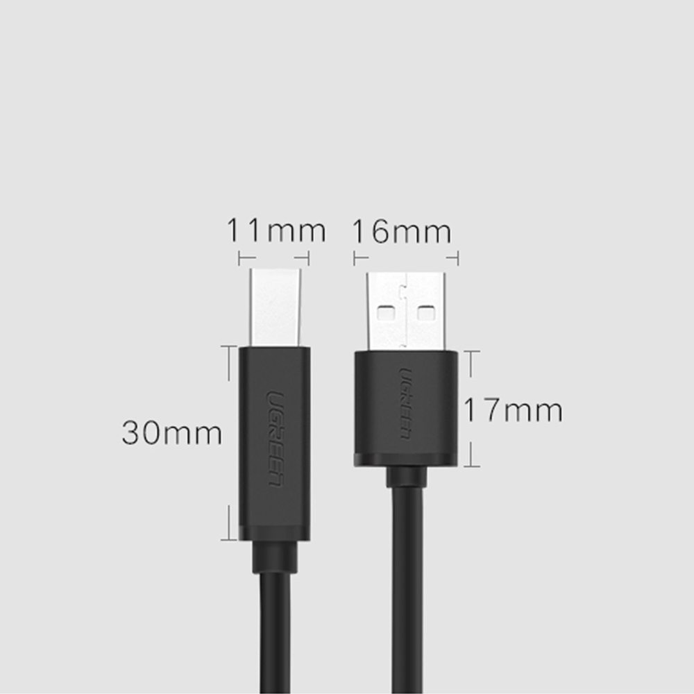 UGREEN US122 kabelis USB 2.0 AB 15m
