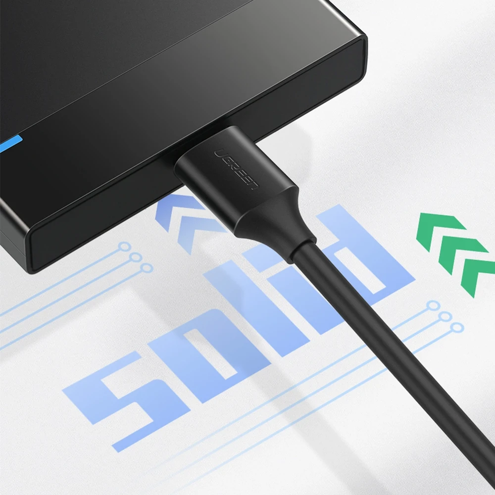 Kabelis UGREEN US130 USB 3.0 - micro USB 3.0, 1m