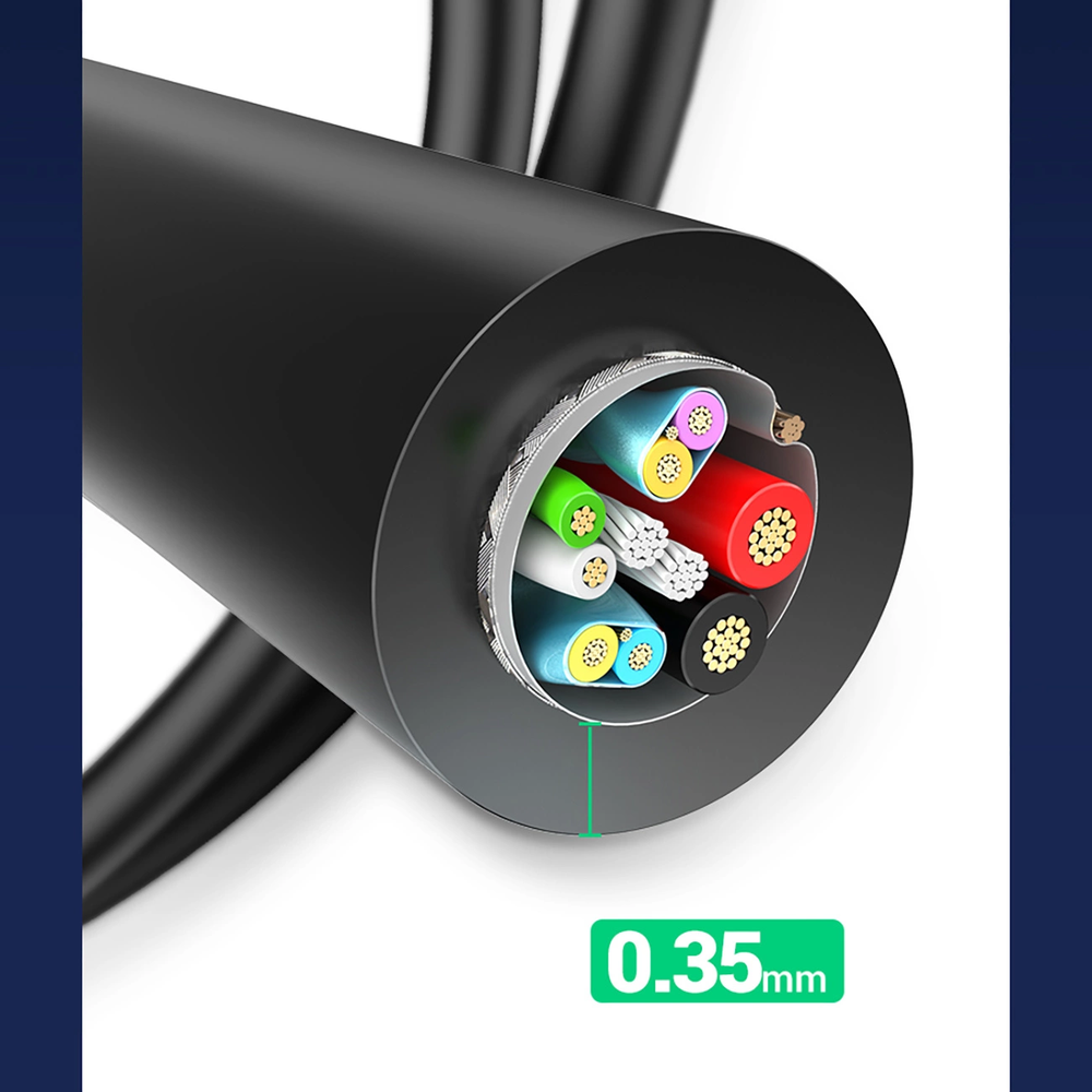 UGREEN US184 USB - USB-C 3.0 laidas 2m