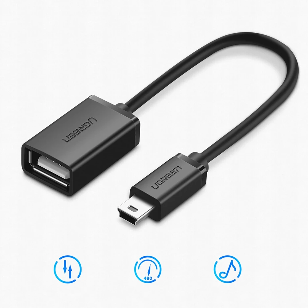 OTG mini USB adapter UGREEN US249 (juodas)