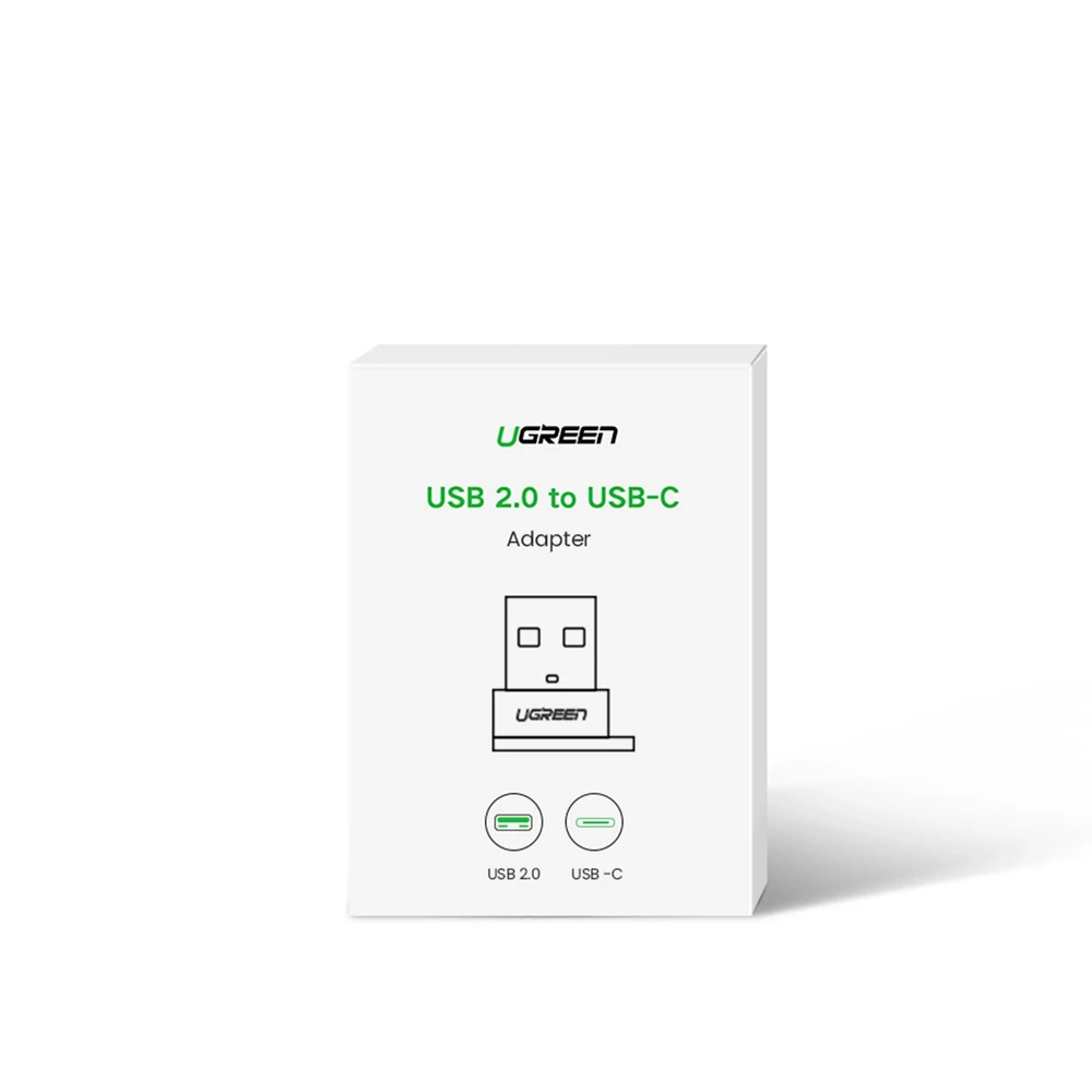 UGREEN US280 USB-C - USB-A 2.0 USB adapteris, juodos spalvos