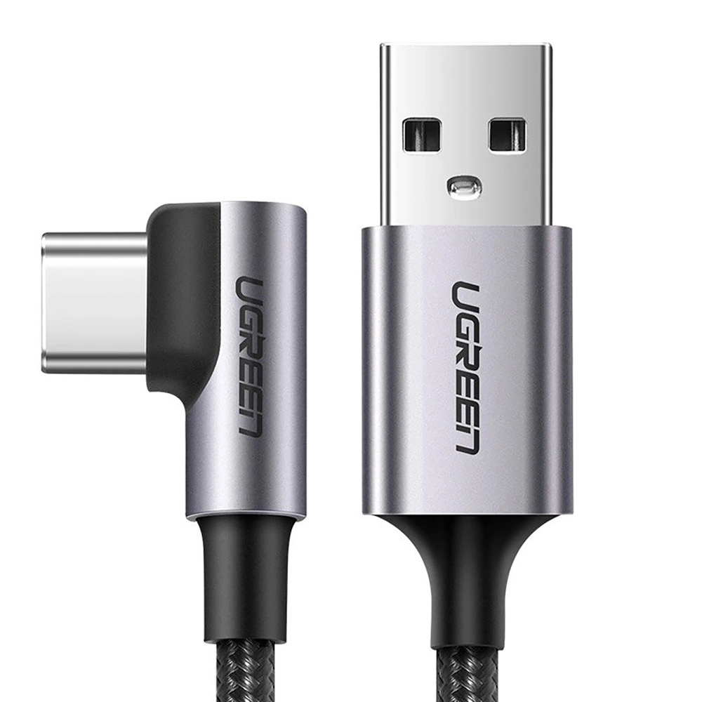 Kampinis USB-C laidas UGREEN US284 3A 3m