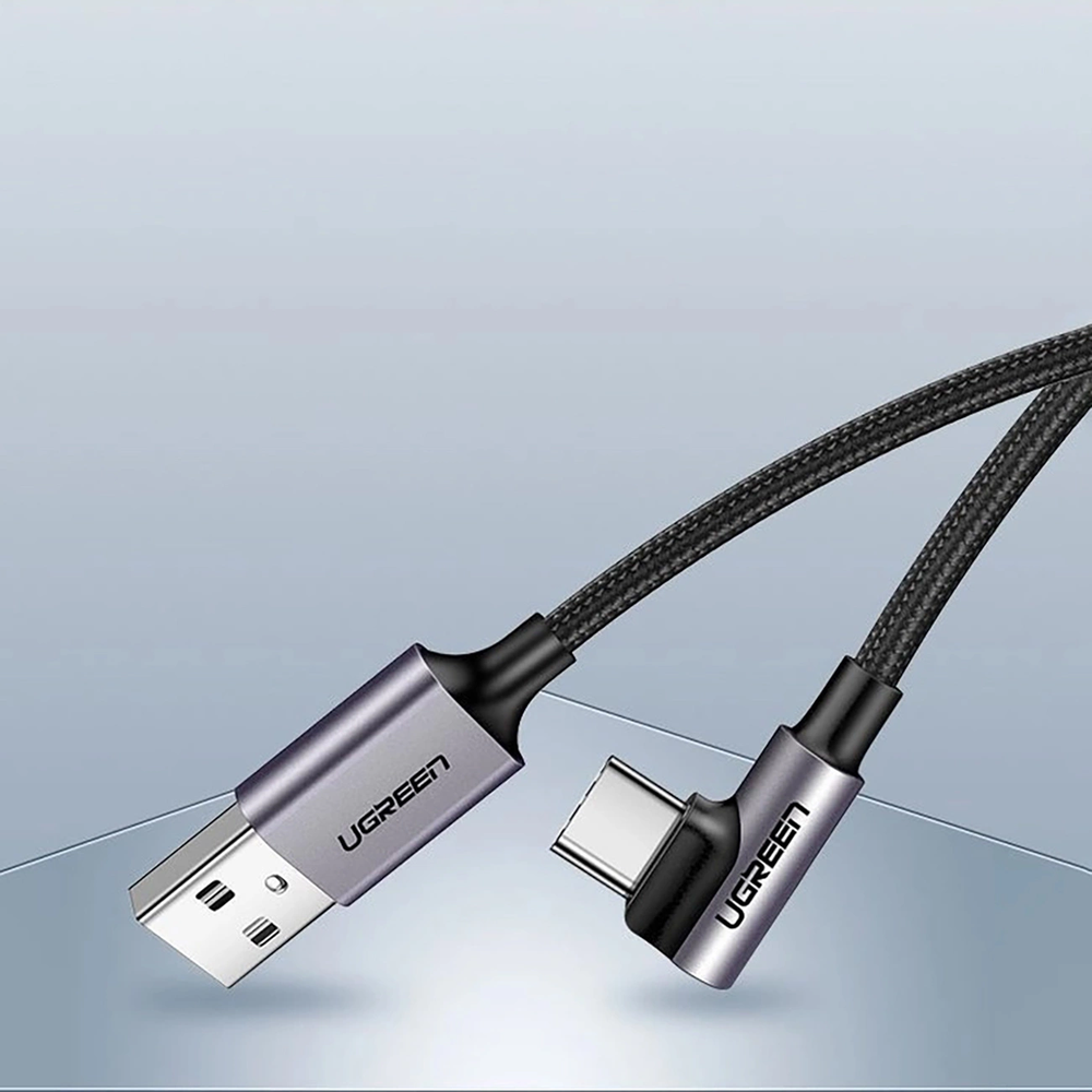 Kampinis USB-C laidas UGREEN US284 3A 3m