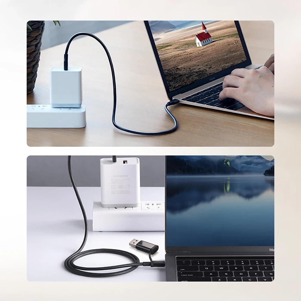 UGREEN paauksuotas USB-C kabelis 1.5m