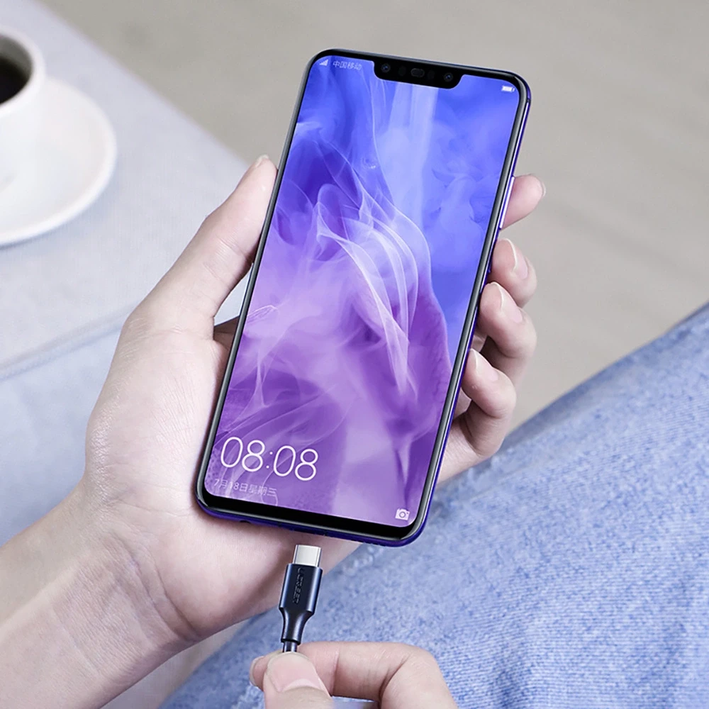 UGREEN nikelio USB-C laidas 0.25m