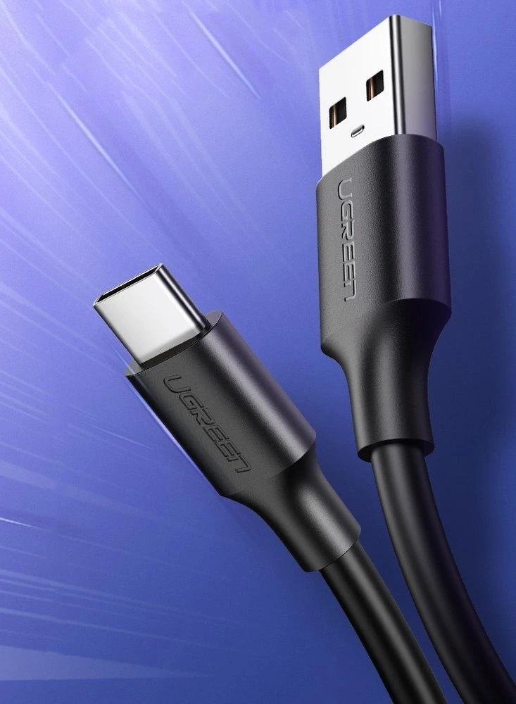 UGREEN nikelio USB-C kabelis 1.5m - Juodas