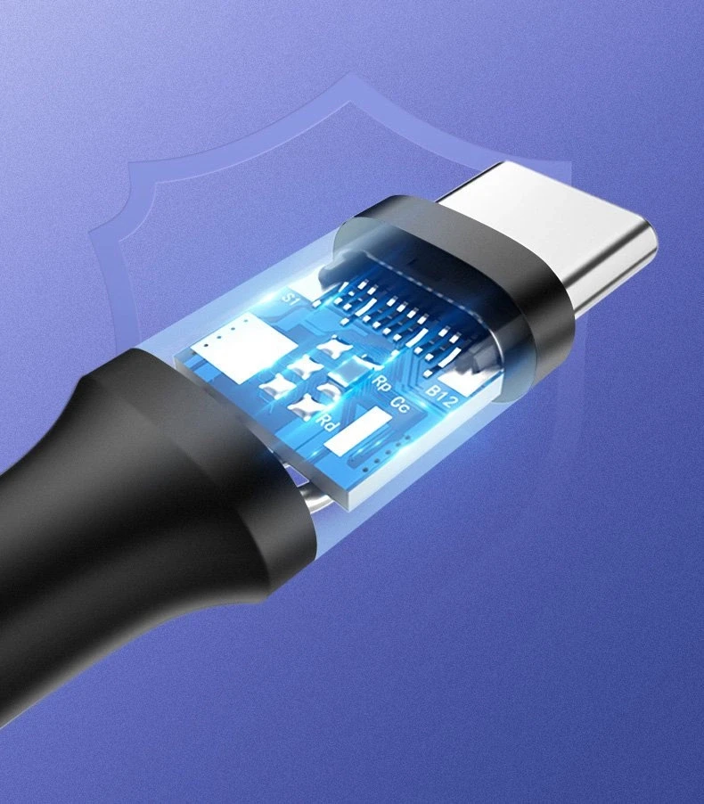 UGREEN nikelio USB-C kabelis 1.5m - Juodas