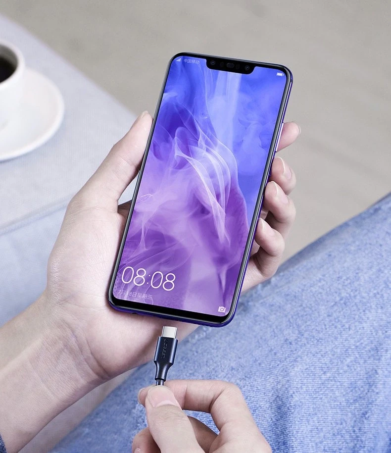 UGREEN nikelio USB-C kabelis 1.5m - Juodas