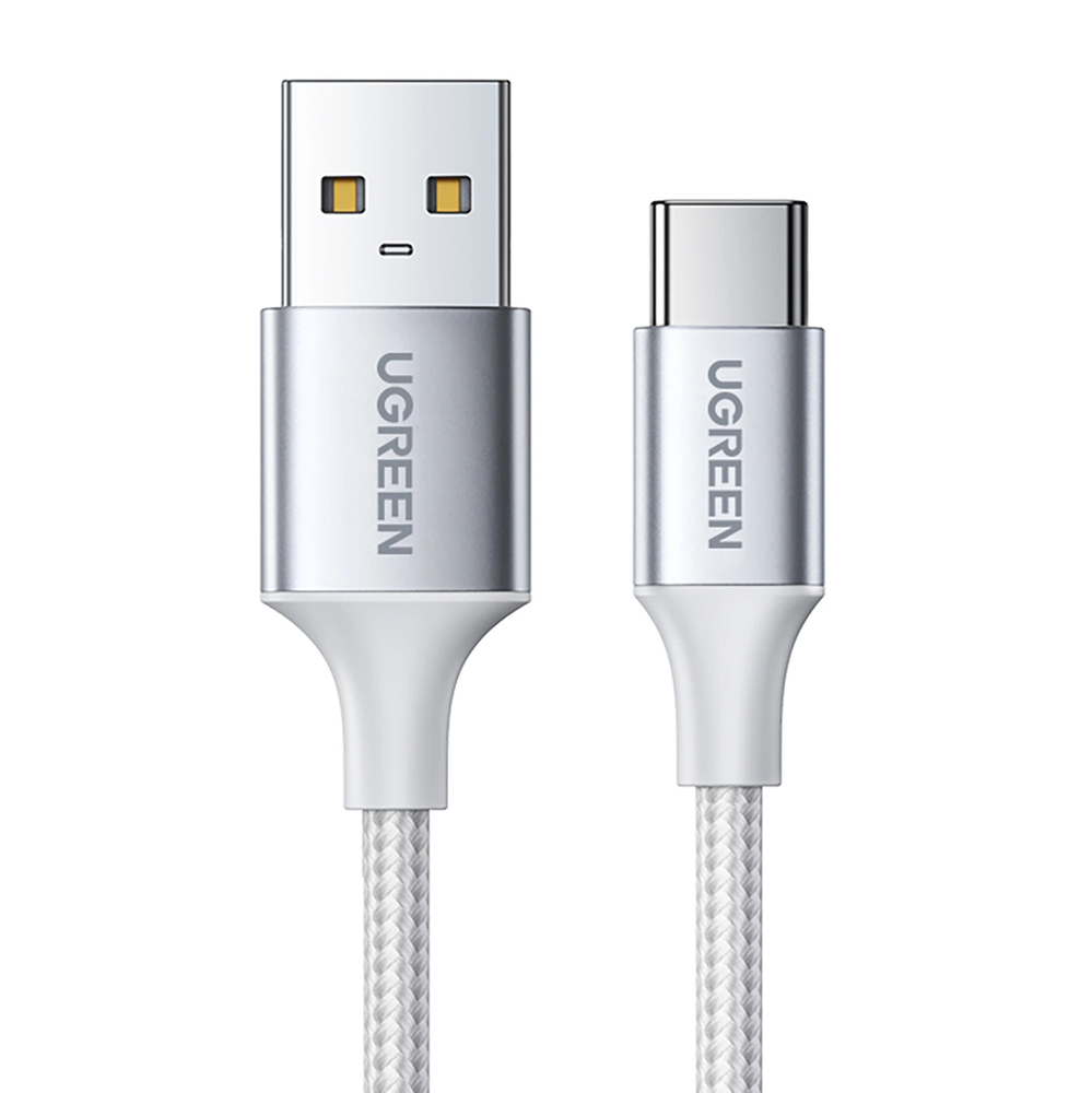 Nikeliu dengtas USB-C kabelis QC3.0 UGREEN 2m