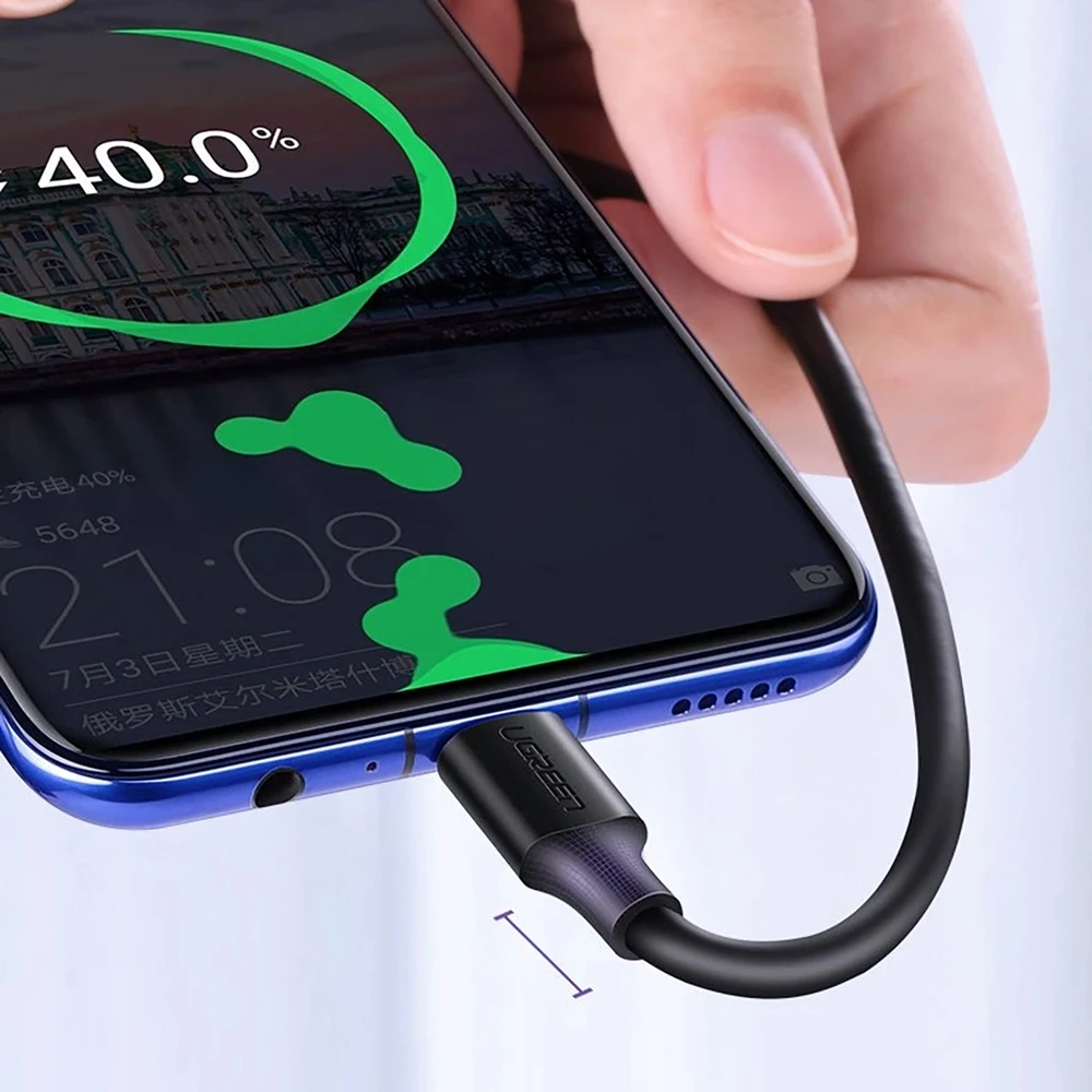 UGREEN mikro USB laidas QC 3.0 2.4A 0.5m