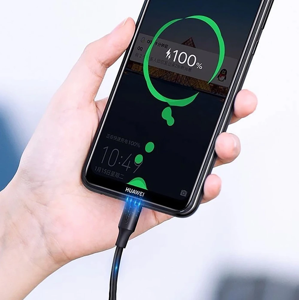UGREEN mikro USB laidas QC 3.0 2.4A 0.5m